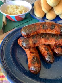 Product Image for Bratwursts. Saturday May 17 at 3 pm
